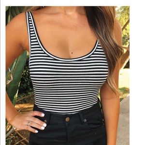 Striped Bodysuit